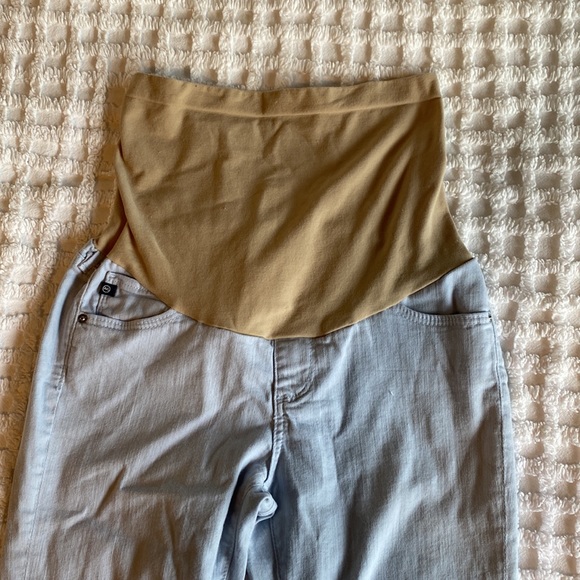 AG Adriano Goldschmied Baby Blue Maternity Jeans sz 27 - Picture 4 of 6